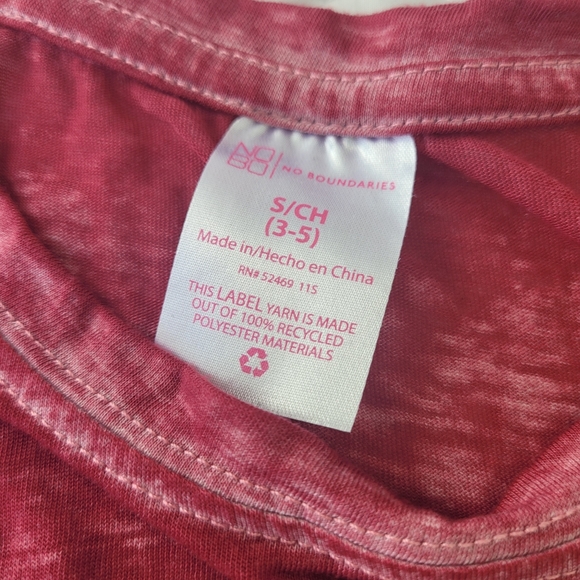 No Boundries Love Smiley Face Tank with Tie Front - Picture 3 of 6